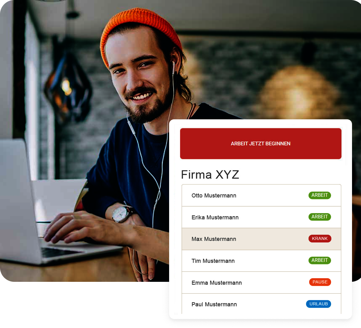 Einfache Arbeitszeiterfassung in FlexStaff