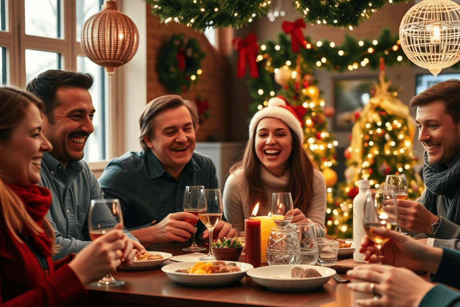 Weihnachtsfeier für Firmen mit Weihnachtsessen